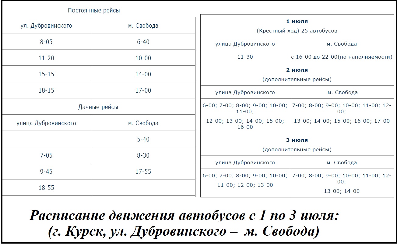 Расписание автостанции курск льгов